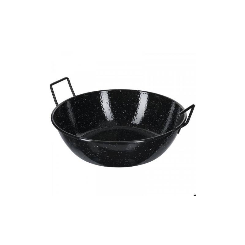 PADELLA 2 MANIGLIE SMALTATA ø28cm