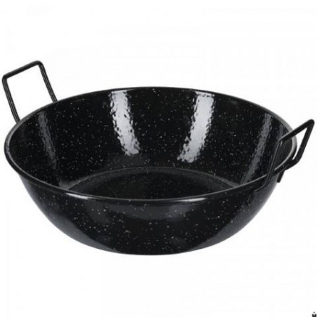 PADELLA 2 MANIGLIE SMALTATA ø28cm