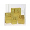 SHOPPER IN CARTA PLASTIFICATA OPACA 10+6,5x12cm ORO