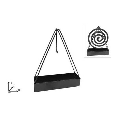 SUPPORTO PER SPIRALI ANTIZANZARE 12x15cm