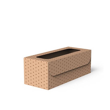 COFANETTO ENOGRASTRONOMICO C/FINESTRA 33x14x12cm POIS