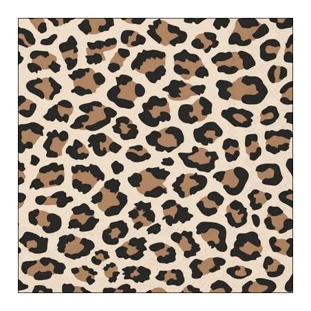 TOVAGLIOLI 33x33 LEOPARDATO BROWN 20pz