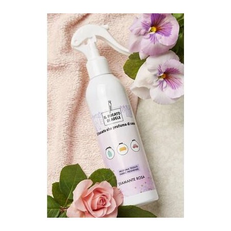 PROFUMATORE SPRAY PER TESSUTI 250ml DIAMANTE ROSA