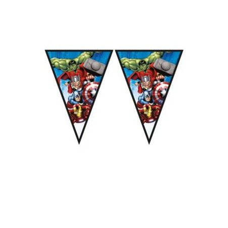 FESTONE BANDIERINE CARTA AVENGERS EVERGREEN