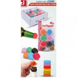 TAPPI IN SILICONE PER BOTTIGLIE 6pz