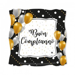 PIATTI PIANI 24cm BUON COMPLEANNO PRESTIGE 8pz