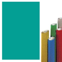 CARTA CRESPA ALLUMINIO ROTOLO cm.50x150 VERDE CWR