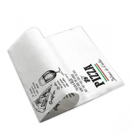 TOVAGLIOLI IN PURA CELLULOSA 40X40 ONDA MARGHERITA 50pz