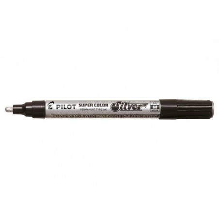 PENNARELLO PILOT MARKER ARGENTO MEDIUM 2mm