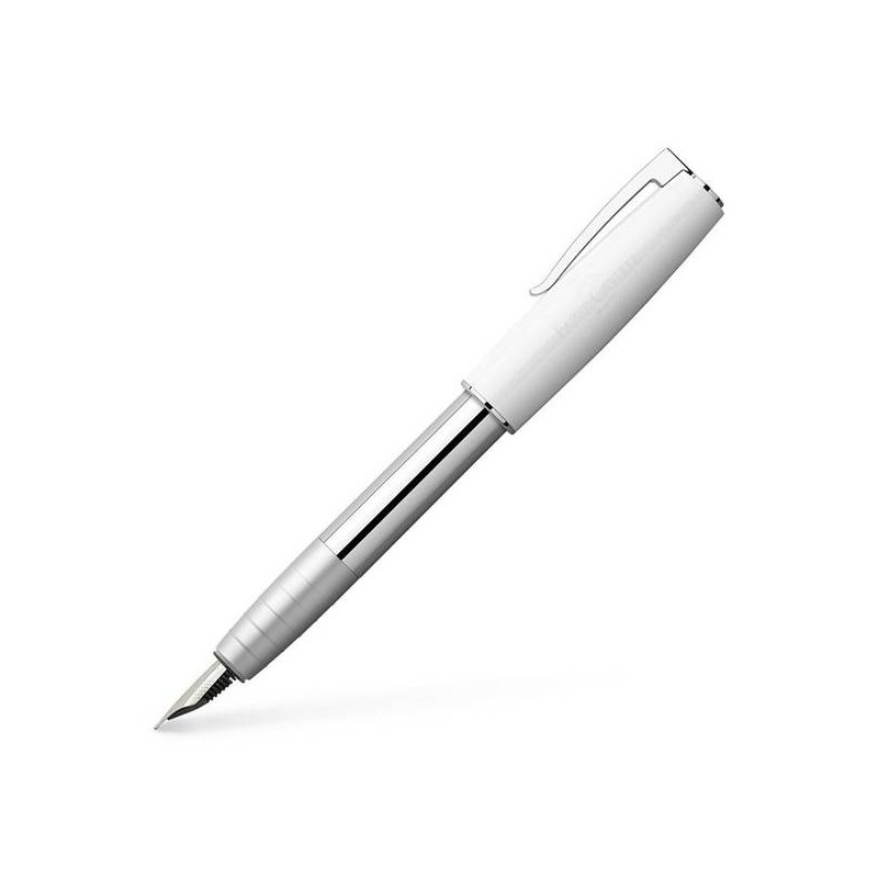 PENNA STILOGRAFICA LOOM PIANO METALLO CROMATO CAPP. BIANCO