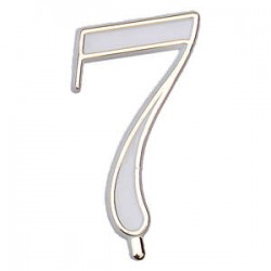 NUMERO 7 PLASTICA BASE OVALE