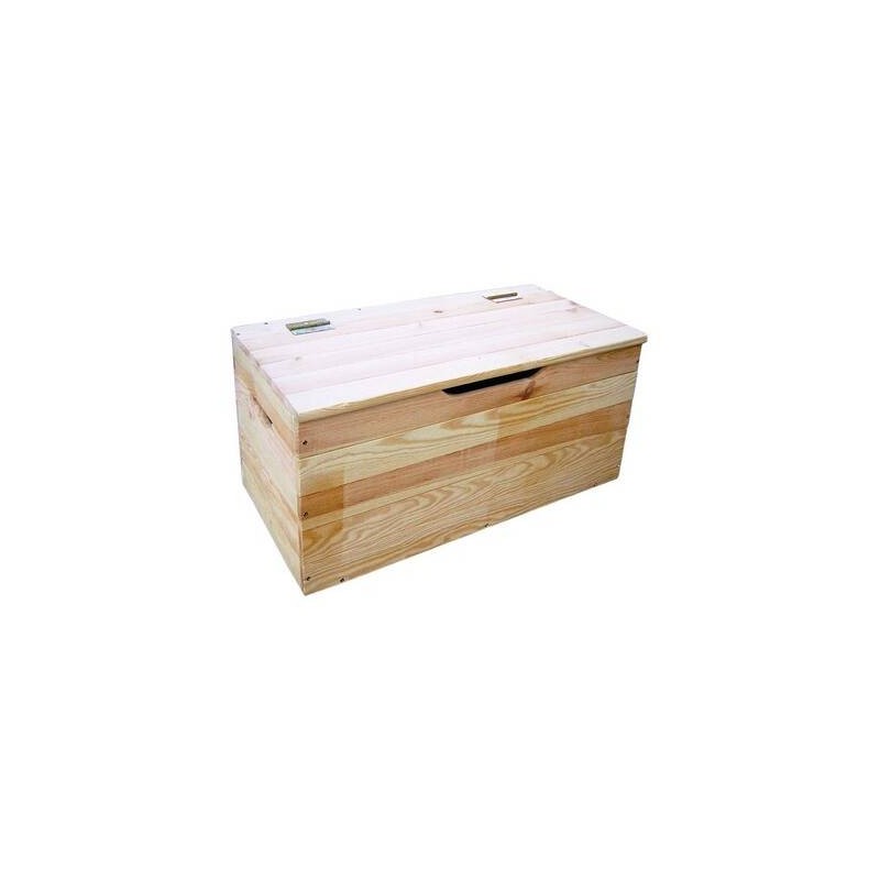 BAULE LEGNO NAT. C/COPERCHIO 73x35x33cm CASL2189