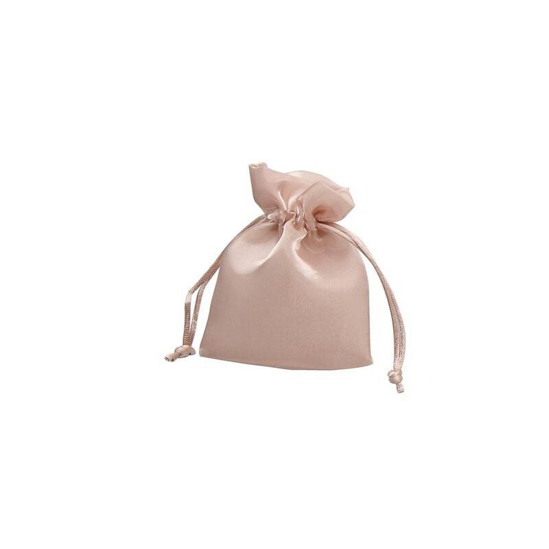 SACCHETTO ORGANZA 9x12cm ORO LUCIDO 12pz