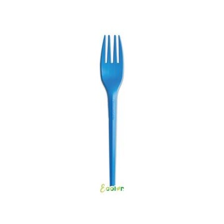 FORCHETTE ECOLOR CPLA 16cm BLU 20pz
