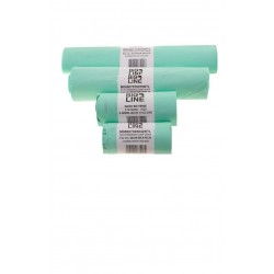 SACCHI NU BIO VERDE COMPOST 50x60cm 17my 30lt 20pz EN13432 ROTOLO