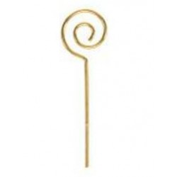 CARD HOLDER 7,5cm GOLD 10pz