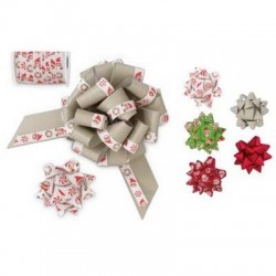 STELLA ADESIVA NOEL 68304 mm15 COLORI ASS.TI 50pz