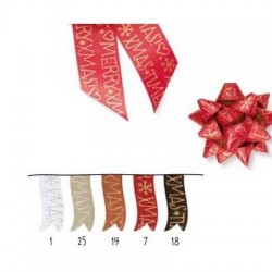STELLA ADESIVA 68276 DECO XMAS mm20 ø9cm COLORI ASS.TI 36pz