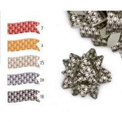STELLE ADESIVE 68312 DISEGNO GEOMETRICO mm20 COLORI ASS.TI 36pz