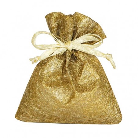BUSTA JACQUELINE 10x14cm ORO 10PZ