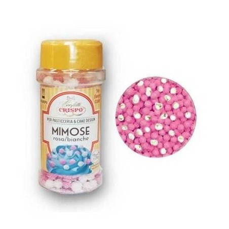MIMOSE DI ZUCCHERO ROSA E BIANCHE 60gr