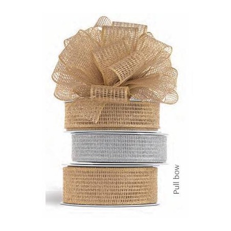 BOBINA NASTRO TESSUTO PULL BOW 451 mm40X20mt 03-ORO