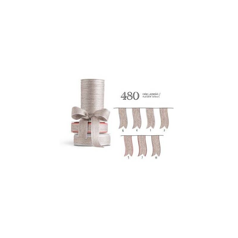 BOBINA NASTRO TESSUTO 480 mm6x50mt C/BORDO 01-BIANCO