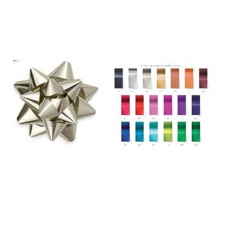 STELLE ADESIVE SPLENDID 4770 mm10 ø5cm COLORI ASS.TI 150pz