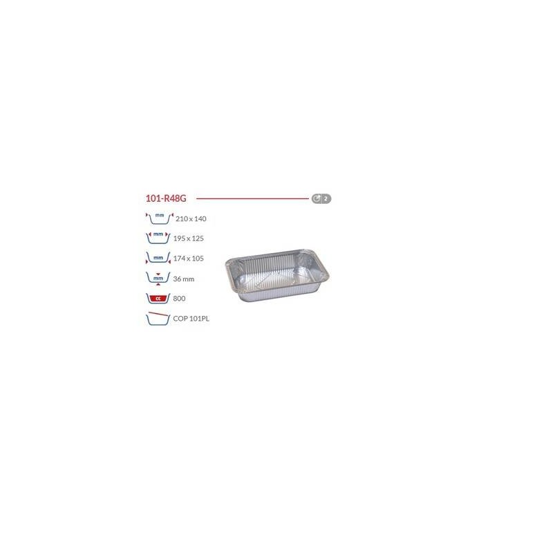 TEGLIA ALLUMINIO 2prz 101-R48G (R101G) 100pz CUKI