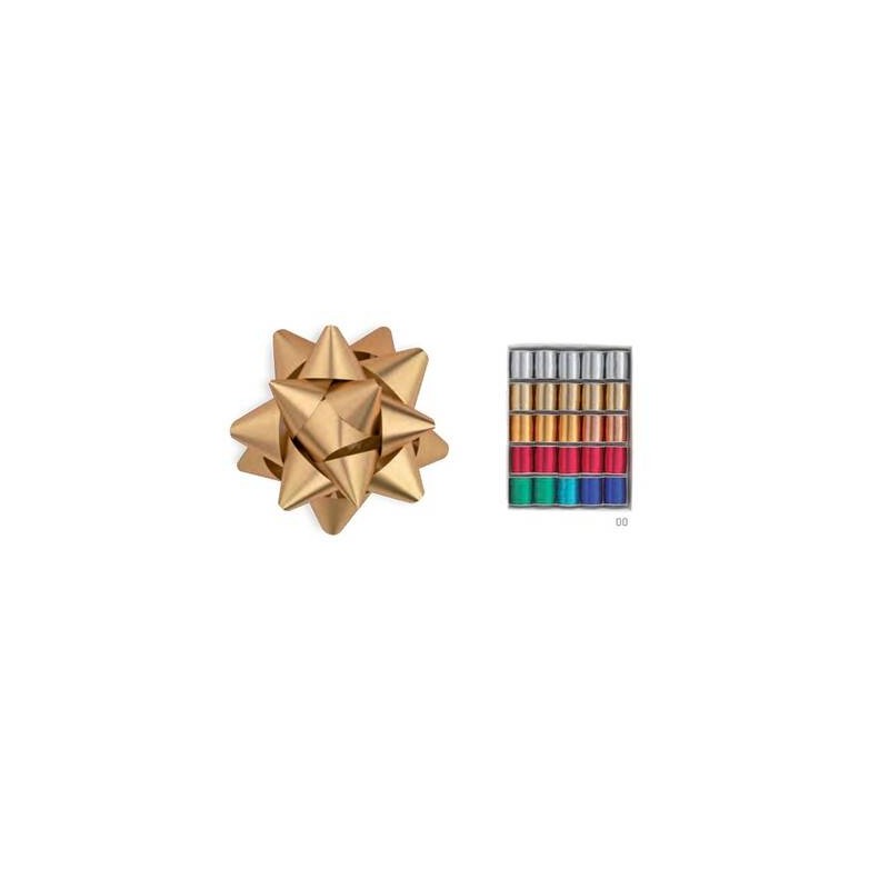 STELLE SPLENDID MAT 6811 mm6,5 ø3,5cm COLORI ASS.TI 100pz