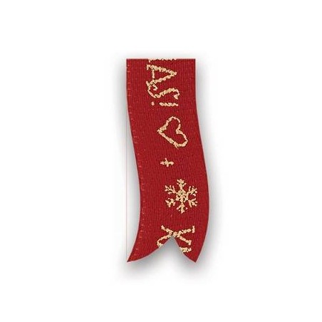 BOBINA NASTRO TESSUTO TIME XMAS 618 mm15x15mt 07-ROSSO