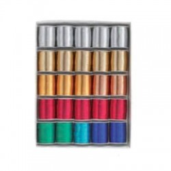 ROCCHETTO NASTRO METAL MAT 6811 mm10x10mt COLORI ASS.TI 1pz