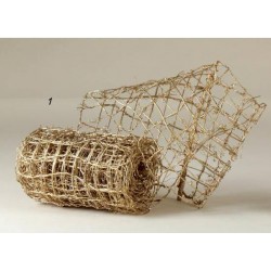 RETE GREZZA 10cm x 5mt ORO