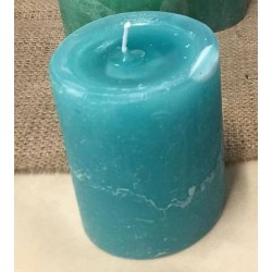 MOCCOLO TONDO CERA TIFFANY 8x15cm RUSTICO