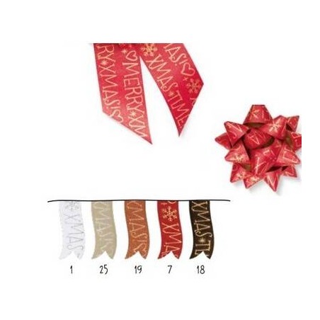 STELLA ADESIVA 68276 DECO XMAS mm10 ø6cm COLORI ASSORTITI