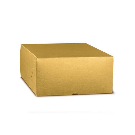 SCATOLA MARMOTTA NEW 50x40x19,5cm FIBRA ORO
