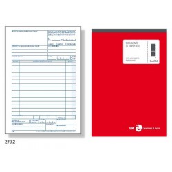 DOCUMENTO DI TRASPORTO 22,5x15cm 2 COPIE BM 50fg