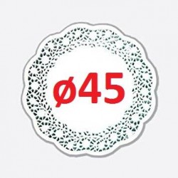 PIZZO PORCELLANATO TONDO ø45 100pz