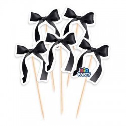 MINI CAKE TOPPER TRES CHIC 5pz