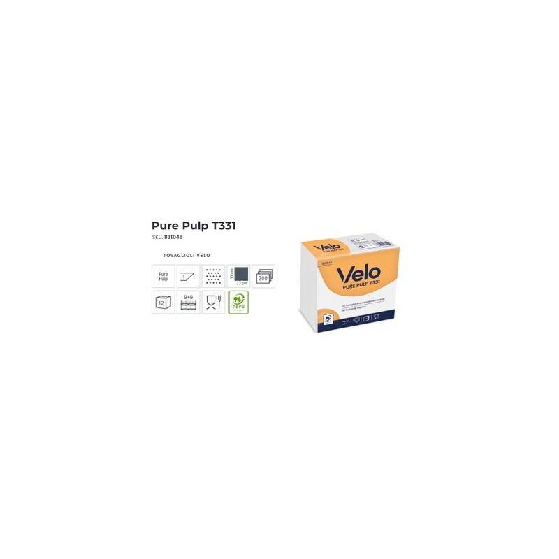 TOVAGLIOLI 33x33 M.V. BIANCO 133 T 200pz ART.831046 VELO