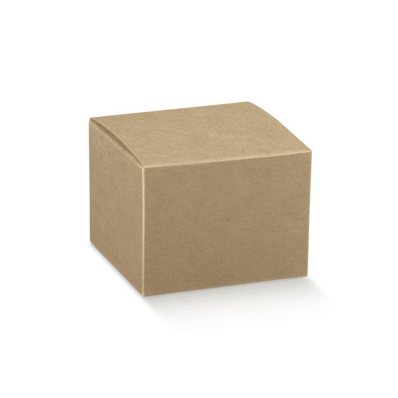 SCATOLA PIEGHEVOLE AVANA LISCIA 6x6x6cm 10pz