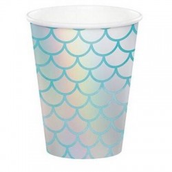 BICCHIERI 250ml IRID MERMAID SHINE 8pz