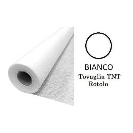 TOVAGLIA TNT ROTOLO H.140 BIANCO 50mt