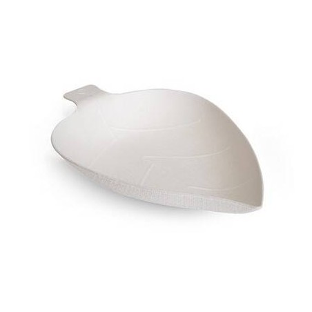 MINI PIATTINO FOGLIA POLPA 25ml 9x7cm 25pz BIO COMPOSTABILE