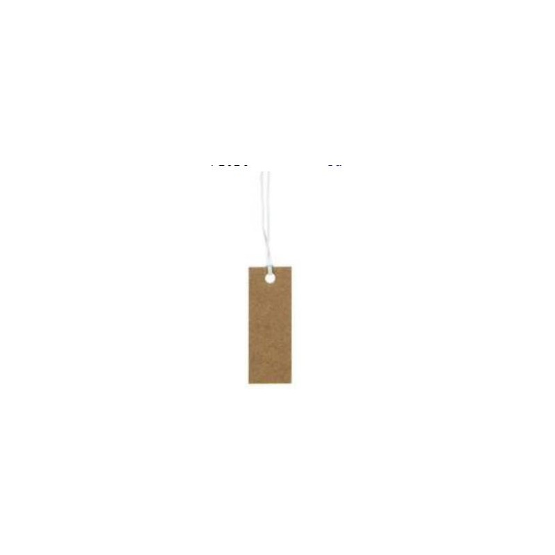 TAG CARTA 1,5x4cm NATURAL 48pz