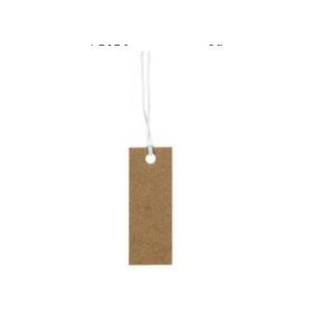 TAG CARTA 1,5x4cm NATURAL 48pz