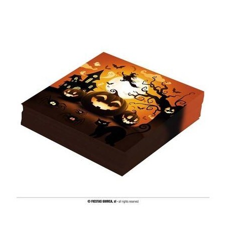 TOVAGLIOLI 33x33cm ZUCCA E STREGA 12pz