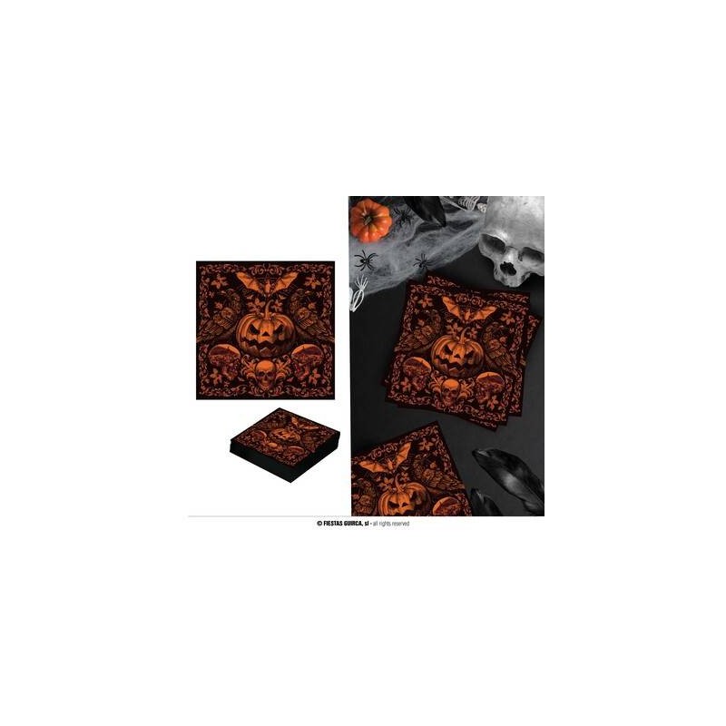 TOVAGLIOLI 16x16cm ZUCCA GOTICA 20pz
