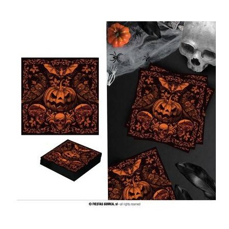 TOVAGLIOLI 16x16cm ZUCCA GOTICA 20pz
