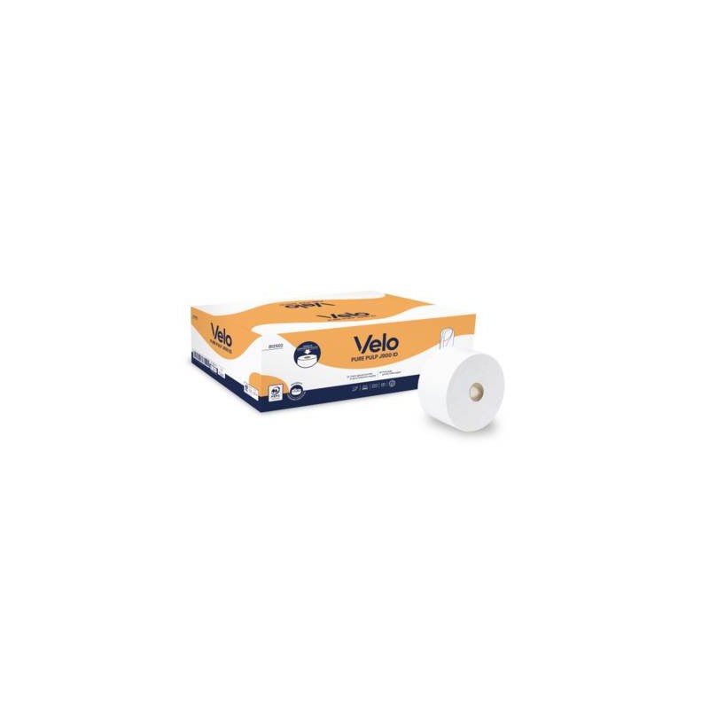 IGIENICA J900 IDENTITY PUREPULP CARDBOARD CORE 12rotoli VELO